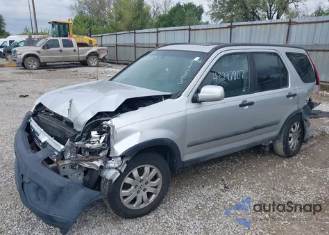 2006 Honda Cr-V Ex из США, поврежденный, VIN SHSRD78886U434863